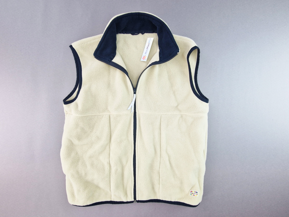 Polartecfleeceweste Gr. 158/164 (38 - 42) Jako-o beige mit Taschen