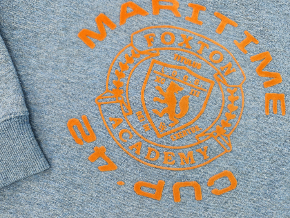 Sweatshirt Gr. 128 H&M hellblau Maritime