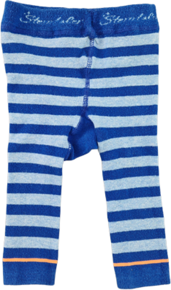 Strumpfleggins Gr. 74 Sterntaler blau/hellblau gestreift