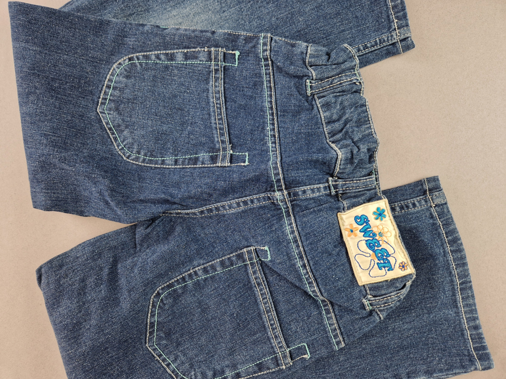lange Jeans Gr. 122 Aldi blau