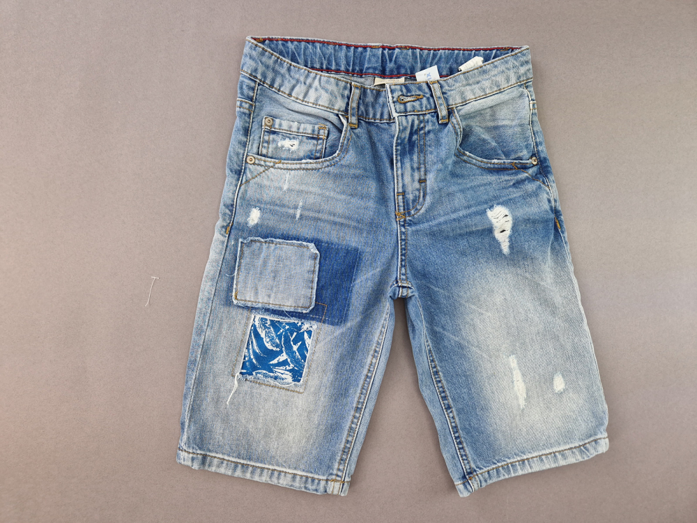 kurze Jeans Gr. 128 Za DNM DEPT used look – cool