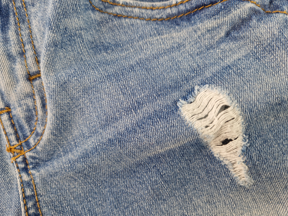 kurze Jeans Gr. 128 Za DNM DEPT used look – cool