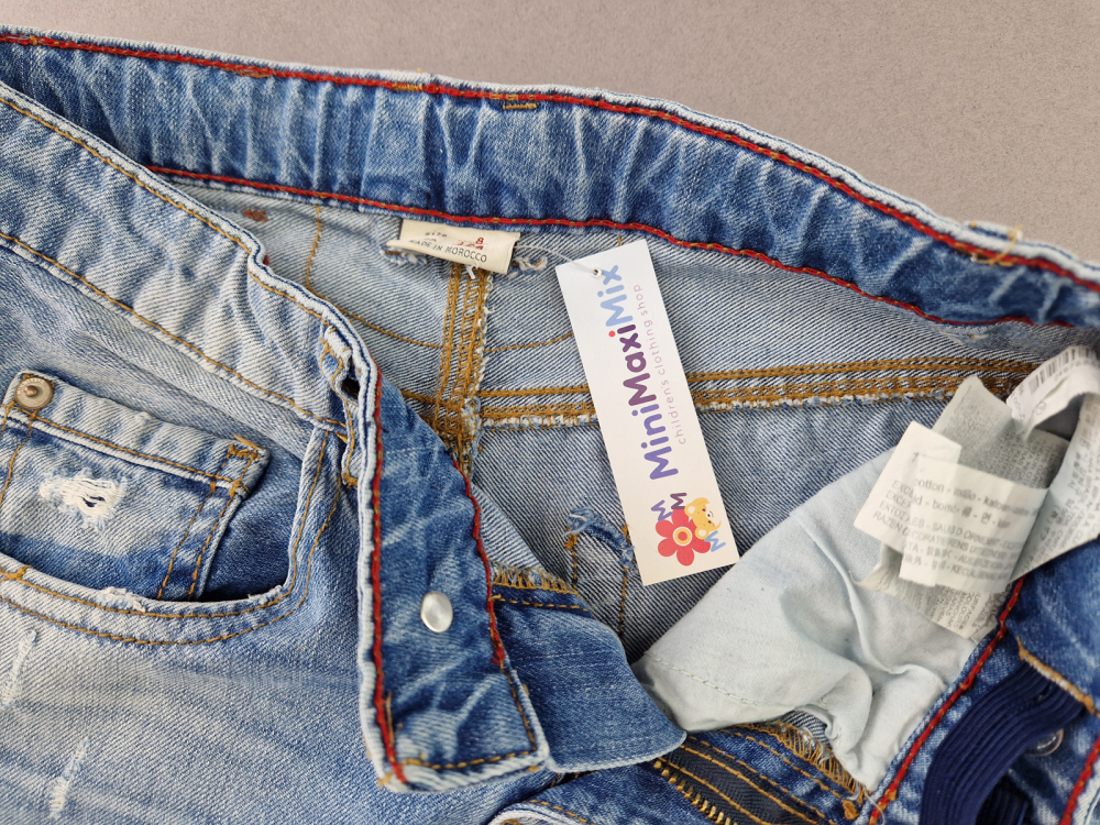 kurze Jeans Gr. 128 Za DNM DEPT used look – cool