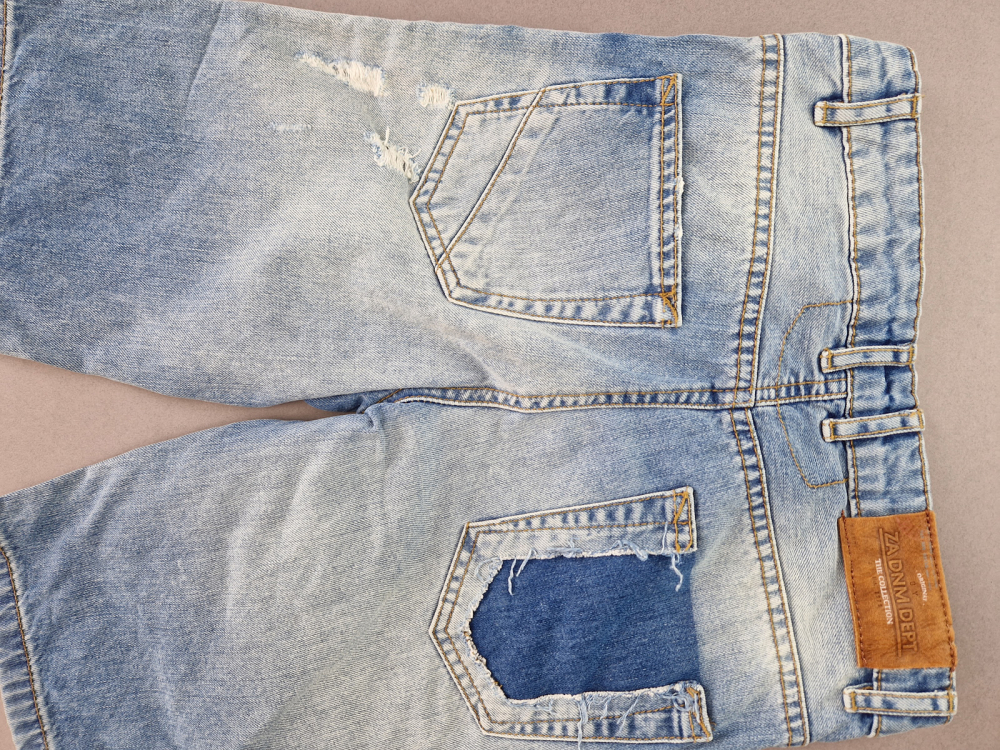 kurze Jeans Gr. 128 Za DNM DEPT used look – cool