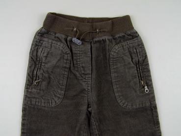 Cordhose Gr. 104 C&A oliv mit Stickerei