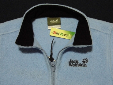 Fleecejacke Gr. 104 Jack Wolfskin hellblau