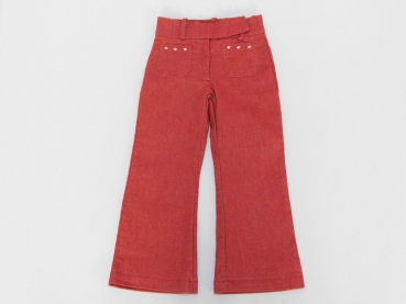 Stoffhose Gr. 92/98 Vögele rot im Jeanslook