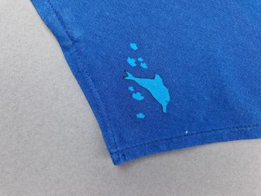 Dreiecktuch Jako-o royalblau mit Delfin