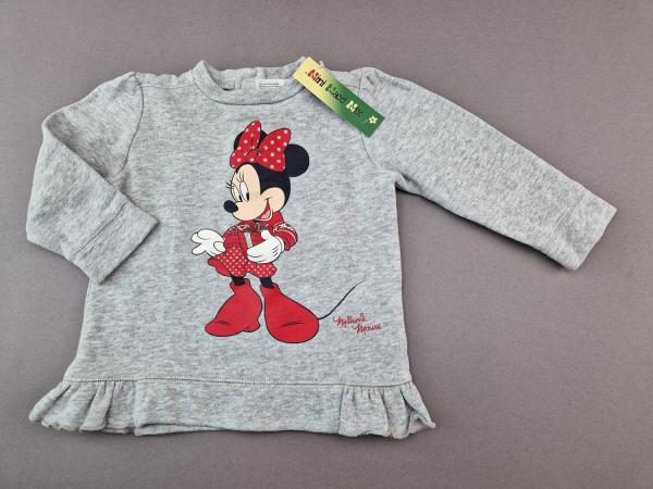 kuschliges Sweatshirt Gr. 74 Disney grau Minnie