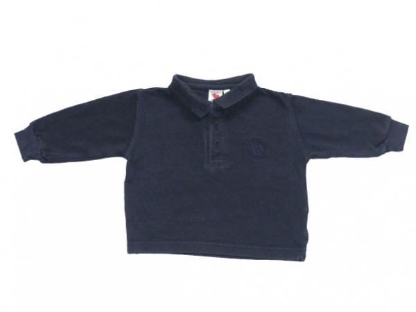 Sweatshirt Gr. 74 C&A blau mit Kragen