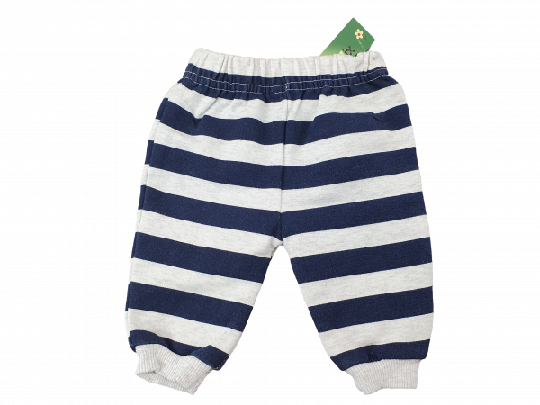 Sweathose Gr. 56 C&A dunkelblau/grau Blockstreifen