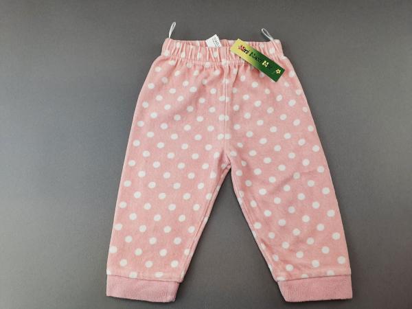 Samthose Gr. 74 Disney rosa mit weißen Punkten