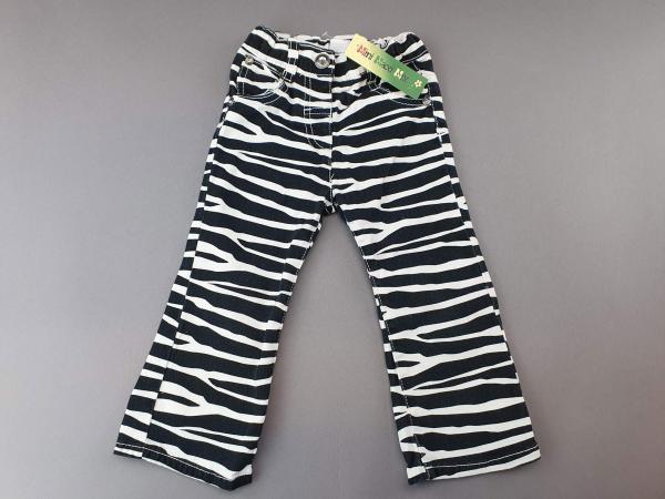 Zebrajeans Gr. 80/86 Topolino schwarz/weiß