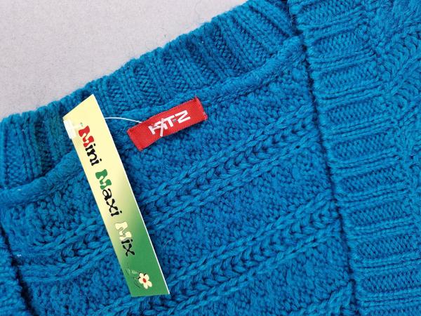 Strickhänger Gr. 170/176 Fit-Z blau kurzarm