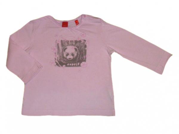 Langarmshirt Gr. 80 Esprit rosa mit Bär