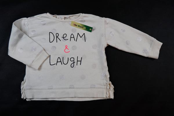 Sweatshirt Gr. 92 Zara beige – Dream laugh