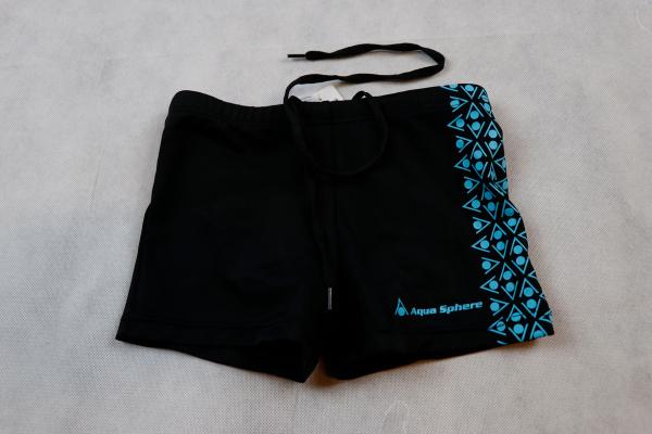 Badeshort Gr. 110/116 Aqua Sphere schwarz