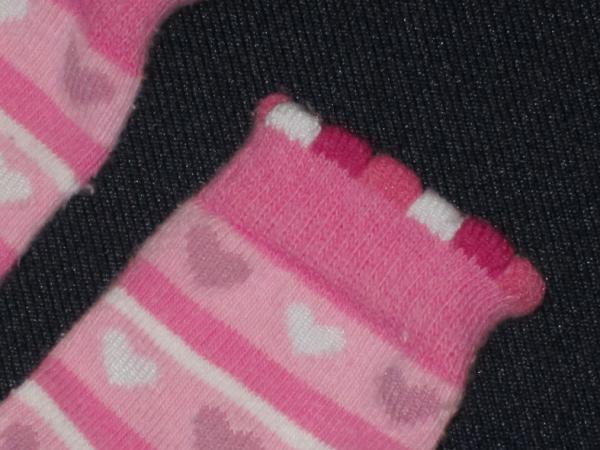 Socken 11cm Gr. 18-19 rosa