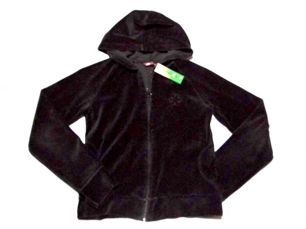 Samtjacke Gr. 158/164 H&M dunkelbraun/schwarz mit Kaputze