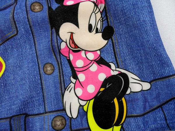 Badeanzug Gr. 116 C&A Jeans/rosa Minnie Mouse