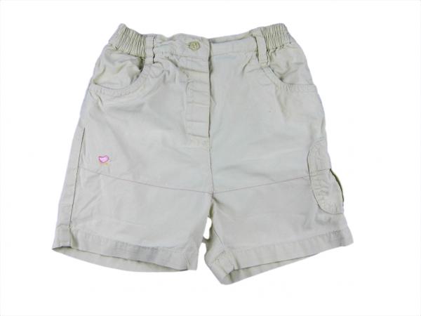 Sommershorts Gr. 80 C&A creme mit Vöglein