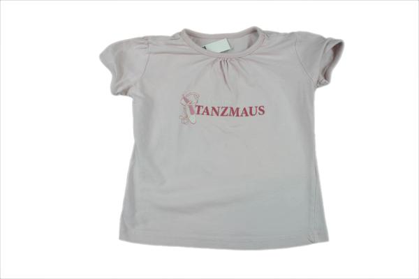 T-Shirt Gr. 86/92 TCM rosa Tanzmaus Motiv