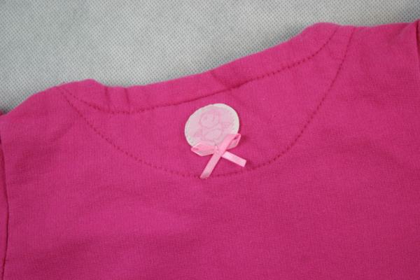 Sweatjacke Gr. 56/62 pink mit Schleifchen