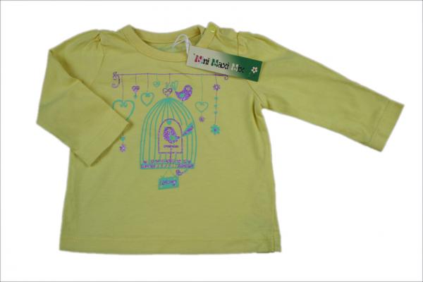 Langarmshirt Gr. 62 Esprit gelb Kultmotiv