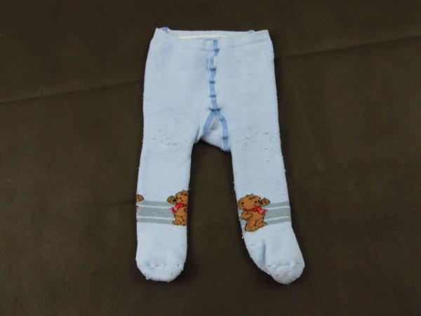 Thermostrumpfhose Gr. 62/68 hellblau mit Teddies