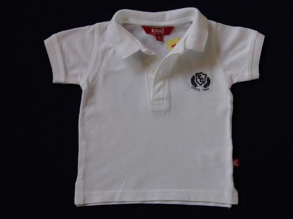 Poloshirt Gr. 74/80 KANZ weiß