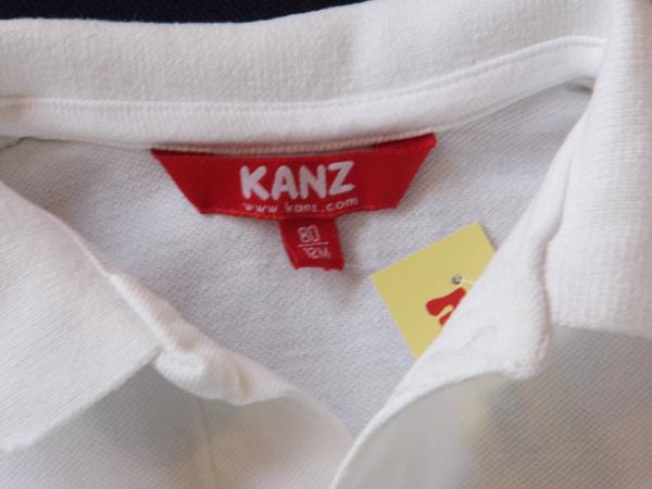 Poloshirt Gr. 74/80 KANZ weiß