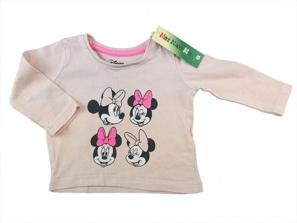 Langarmshirt Gr. 62 Disney rosa Micky