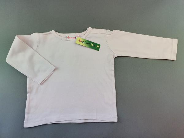 Langarmshirt Gr. 86/92 Aldi zartrosa uni