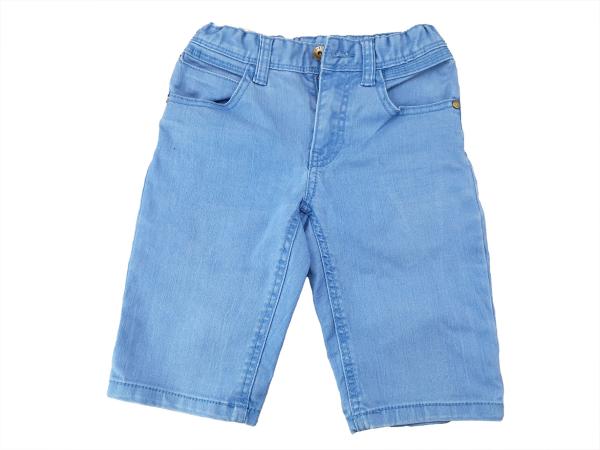 kurze Jeanshose Gr. 116/122 Benetton hellblau