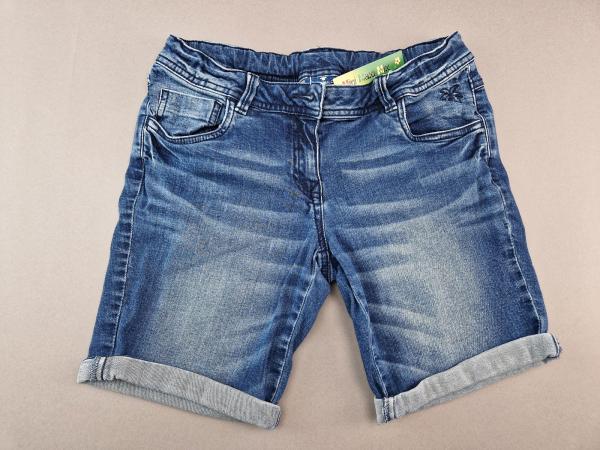 Stretchjeans Gr. 170 Tom Taylor dunkelblau kurz