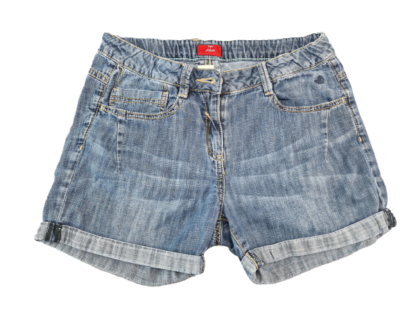 dünne Jeansshort Gr. 140/146 s.Oliver blau