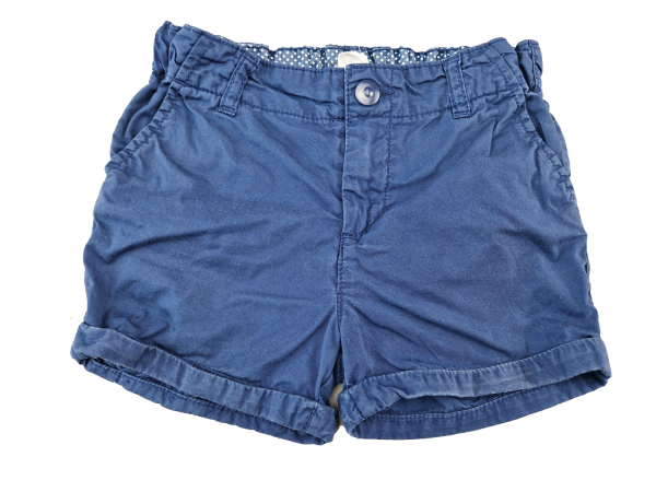 Sommerhose Gr. 92 H&M dunkelblau kurz Umschlag