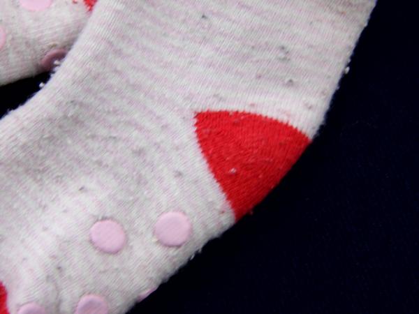 Stoppersocken 12cm Gr. 19-21 rot/rosa