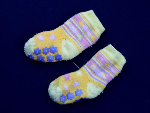 Stoppersocken 12cm Gr. 19-21 gelb *Zwillinge*