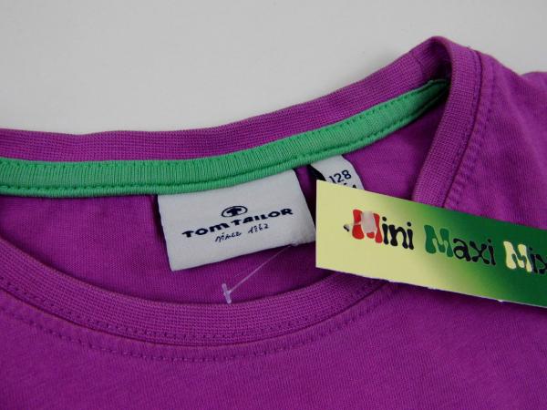 T-Shirt Gr. 116/122 Tom Taylor flieder mit Kultmotiv Beach