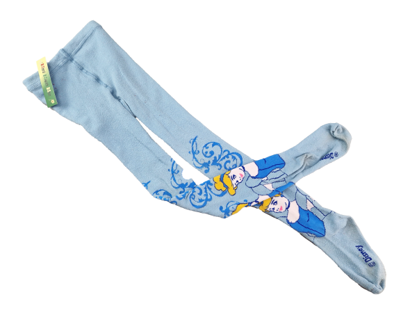 Strumpfhose Gr. 122/128 Disney hellbau Prinzessin