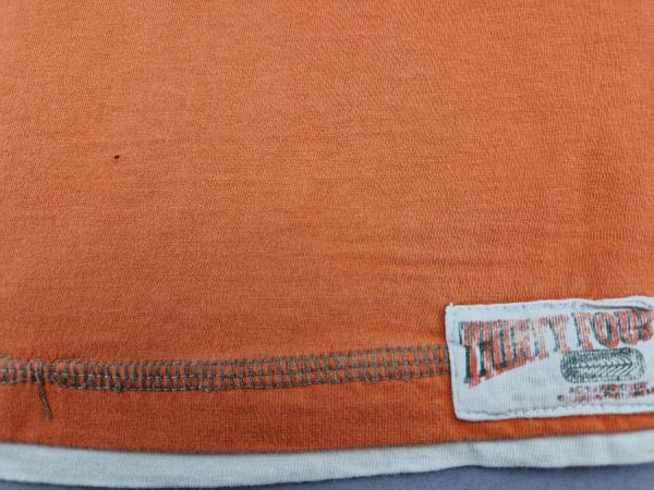 Langarmshirt gr. 104/110 blue seven orange/beige Wolf 2 Lagenlook