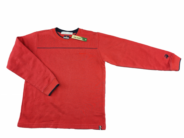 Sweatshirt Gr. 146 Jako-o rot mit blauer Naht