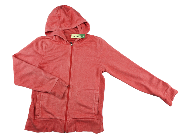 Sweatjacke Gr. 40 Esprit rot/rosa mit Kaputze