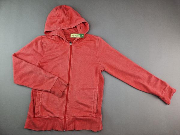 Sweatjacke Gr. 40 Esprit rot/rosa mit Kaputze