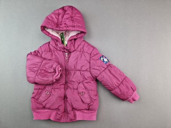 schicker Winteranorak Gr. 86 C&A pink weich fleecegefüttert