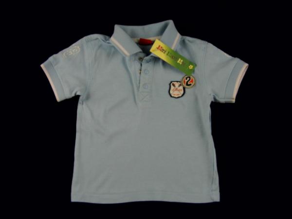 Poloshirt Gr. 68 s.Oliver hellblau mit Kultmotiv