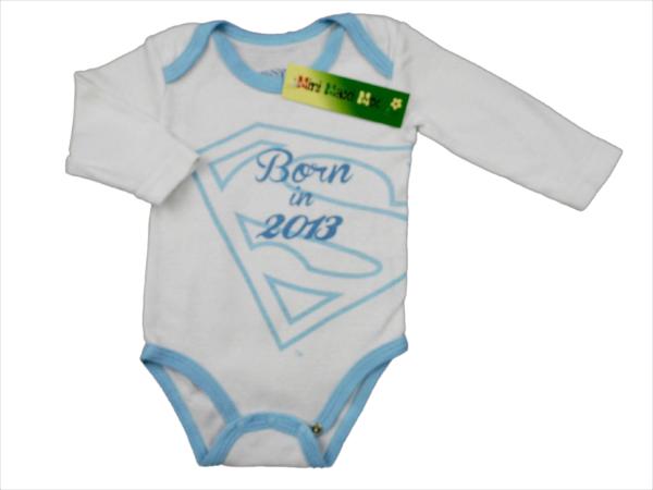 Langarmbody Gr. 56 Superbaby Kultmotiv