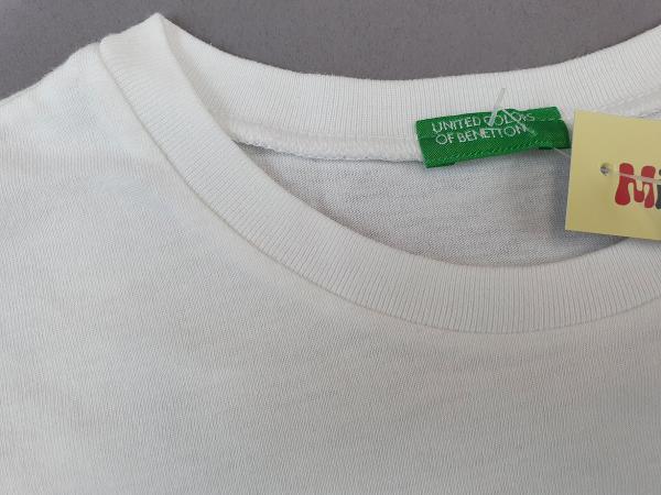 T-Shirt Gr. 92/98 benetton weiß mit Flügelärmeln