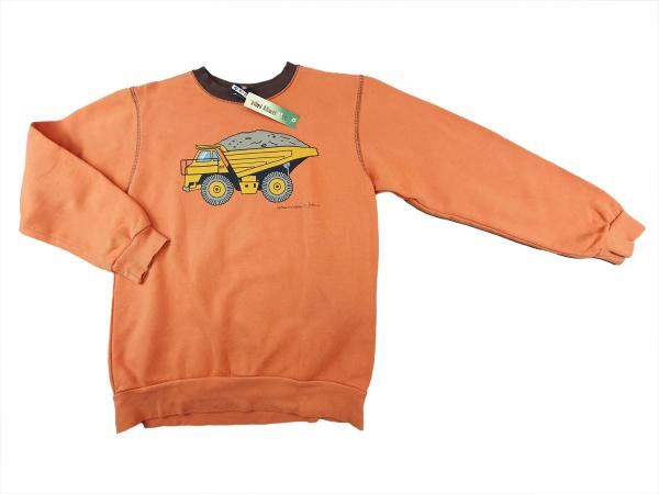 Sweatshirt Gr. 146 Jako-o orange mit Bagger